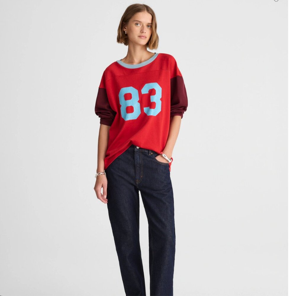 Alexa Chung for Madewell Slim Boyfriend Jean in Rinse Wash
